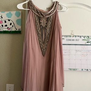 Beaded free people dress